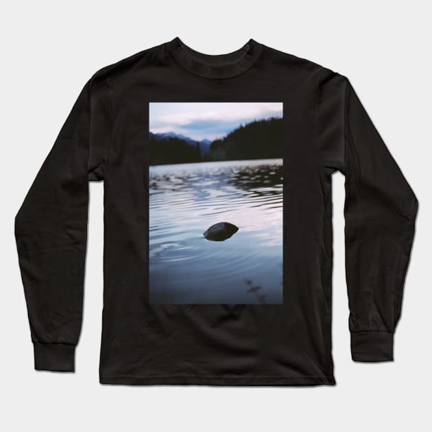 Yellowhead Lake - British Columbia Long Sleeve T-Shirt by Kat C.